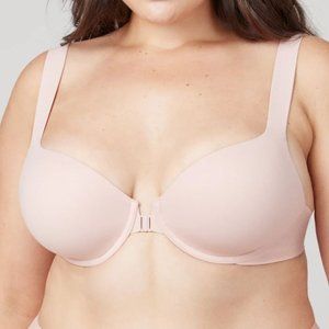 SPANX Vintage Rose Pink Bra-llelujah! Lightly Lined Full Coverage Bra Size 34DD